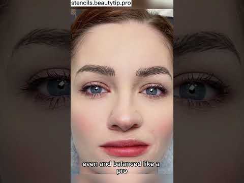 Master Brow Mapping in Minutes! Simple Steps #pmubrows #browstencils