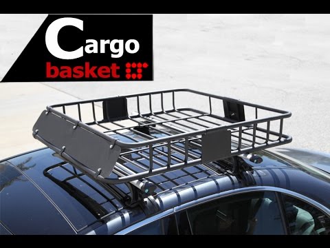 Rooftop Box Basket Cargo Carrier Installation Guide by LT Sport RCB-508