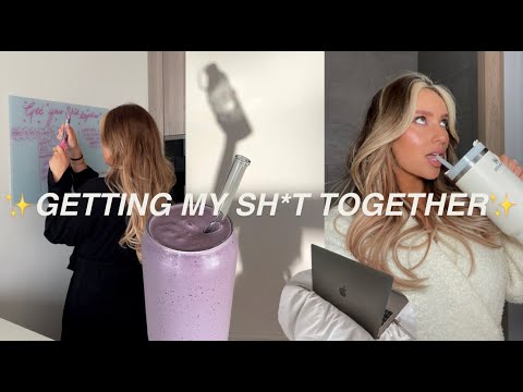 Getting my life together vlog *as someone who has no routine* (weekend reset)