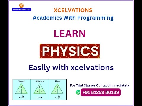 "Learn Physics Easily with Xcelvations Academics with programming"|    grade 9| #xcelvations