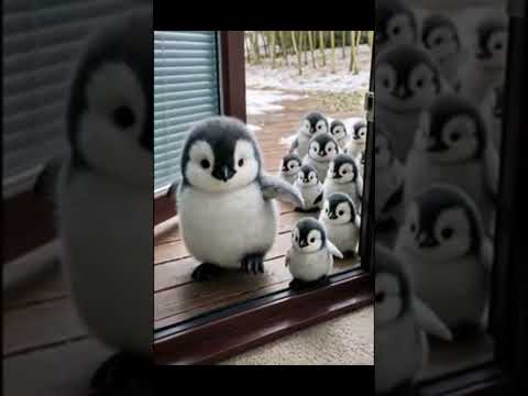 I brought my whole family here to eat  #cute #adorable #penguin #babyanimals #fluffy #cuteanimal