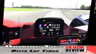 Sim Racing Review Driving Tip - Learn to Drive Better Using iRacing #5 - Using Delta Lap Times