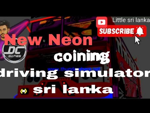 🔴New neon Coom in driving simulator sri lanka ||super update @LittingsrilankagamingofflciaI  🎦🔴#bus