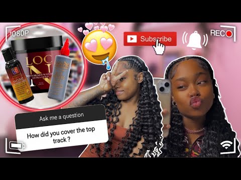 HOW TO: QUICK WEAVE TUTORIAL || HOW TO HIDE THE TOP TRACK || NO LEAVE OUT || DIY || IAMPASHH