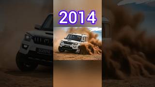 Scorpio Car Evolution 🦂 | From 2002 to 2025 – Mahindra Power Unleashed! #shorts #scorpio #video 🎉🎉