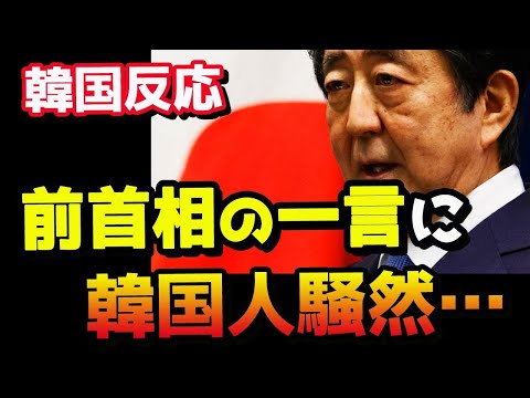 【韓国の反応】衝撃!!日本の前首相が韓国に猛攻撃！日本メディアも敵に回るあの問題、韓国内では「訴訟騒ぎ」に…