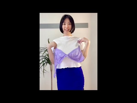 【ノーブラIcup女子大生】ブラを外したらポロリ…これ大丈夫？