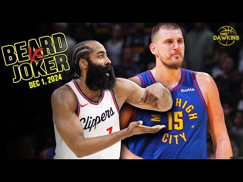 Nikola Jokic vs James Harden Full Duel 🔥🔥 | December 1, 2024 | FreeDawkins