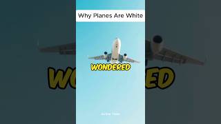 🤍 Why Are Most Airplanes White? #shorts #aviationfacts