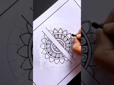 Mandala art for beginners | mandala art | mandala drawing | shorts | youtube shorts