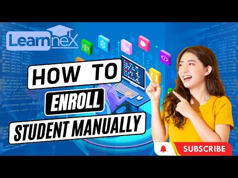 How to enroll students manually | WebWorks Software