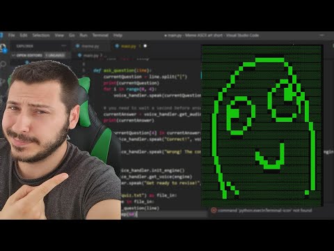 When you can't draw, but you are a programmer | #Shorts