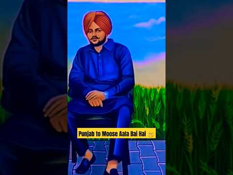 Punjab ton Moose Aala Bai Hai Chorni Sidhu Moose Wala New Song Short Video #justiceforsidhumosewala