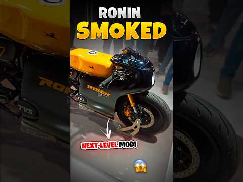 TVS Ronin Smoked Modified! 💥| #shorts