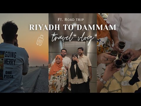 Riyadh to Dammam in One Day | Road Trip Vlog | SciTech, Corniche, Heritage Village ✨️🤍