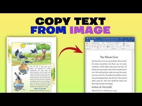 How to Separate Text from Image | Copy Text From Image