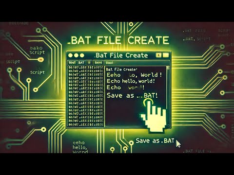 "How to Create a BAT File and Its Uses in Windows Automation"