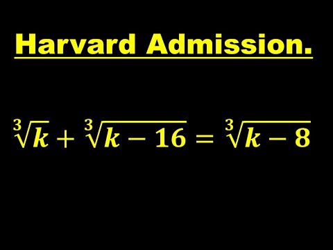 Only 2% Solved This Entrance Math Correctly | How To Pass A Harvard Entrance Test.