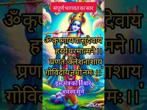 Krishna Mantra - Om KrishnayaVasudevaya Haraye Paramatmane 108Times | Bhakti Song | Krishna Mantra