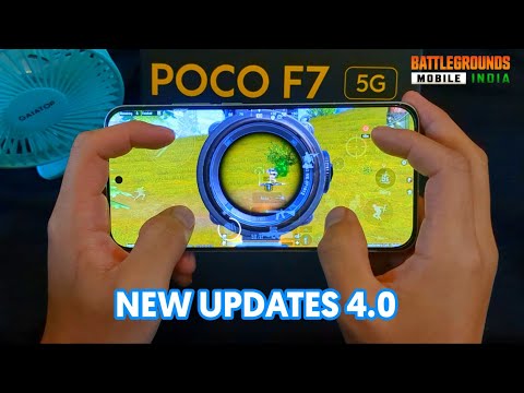 POCO F7  SUPER SMOOTH BGMI TEST NEW UPDATES 4.0