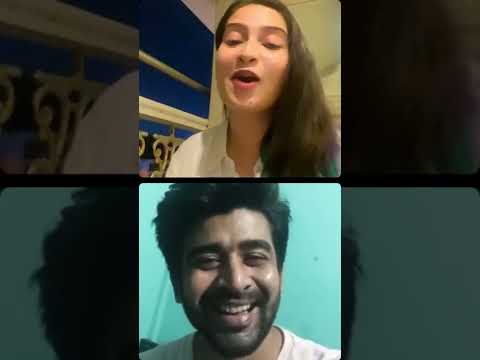 Shreema Bhattacharjee live with Abhishek Veer Sharma 💜  #shremabhattacharjee#serialshow