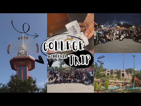 College Trip Vlog | Christ University | Wonderla Amusement Park Bangalore  🎡