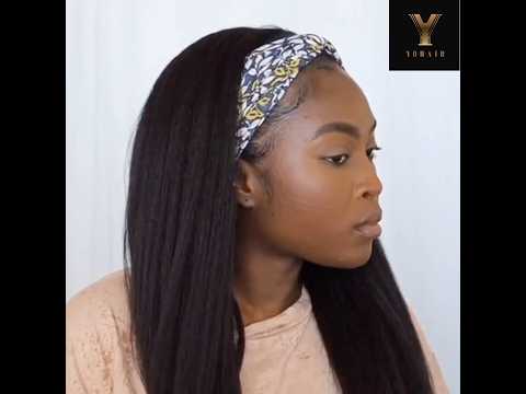 summer wig ： headband wig🩷 #wigs #summerwig #headbandwig #hairstyle #hairvendor