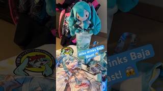 Miku drinks Baja Blast and Evolves? 😱 #miku #mikuchallenge