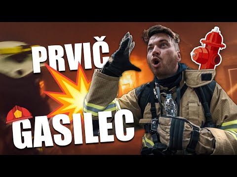 Roškar prvič GASILEC
