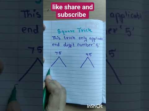 ||😱 😱 Square tricks|| @mathematics tutorial