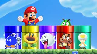 Mario, but Every Level has a MYSTERY PIPE