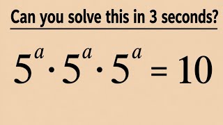 Only 10% genuine can solve this in 3 seconds