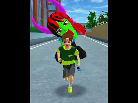 Hantu Head Vs Yuta Dan 🥵🥵😭👹🥰Part 1 .#funny #prank#Cartoon#hantu#saluraschool