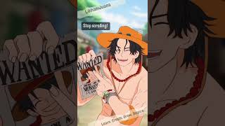 Have you seen my brother, #luffyonepiece ? :) #digitalillustration #onepieceanime #portgasdace