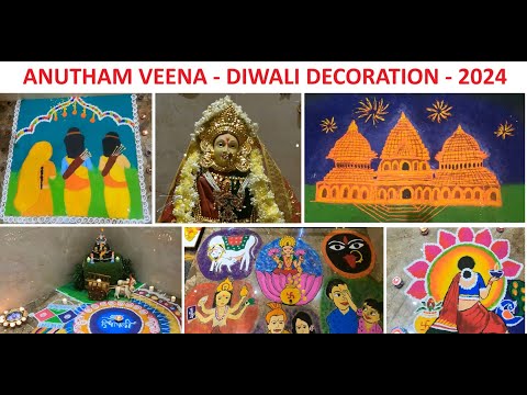 Anutham Veena - Diwali 2024 - Part 1 - Decoration Crafted by the Anutham Ladies - Festive Atmosphere