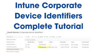 Intune Corporate Device Identifiers: Setup & Management Guide for Windows, Mac, Android & iOS