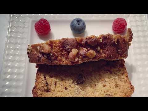 சர்க்கரை இல்லாத மாம்பழம், வாழைப்பழம் கேக்/No Sugar - Mango Banana Bread Recipe - Vegan Recipe