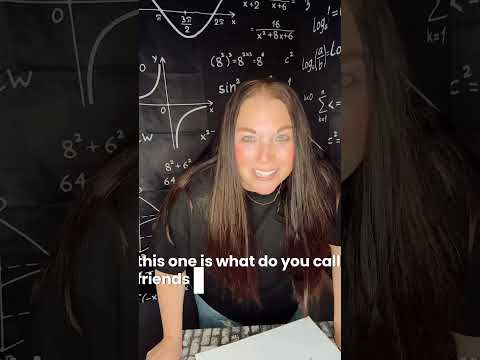 Friends who like math…subscribe please!  #domath #algebra #mathfunny