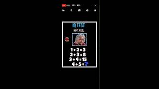 IQ TEST ~ 99% FAIL #migrategamerz #mathquiz #foryou!