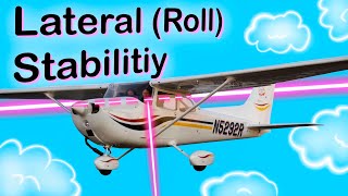 Lateral Stability Explained: Dihedral, Keel Effect, Sweepback, & Weight