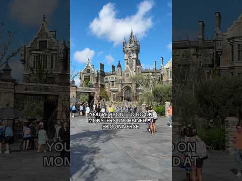 Monsters Unchained at Epic Universe is absolutely INSANE!! Frankenstein Manor in REAL LIFE!