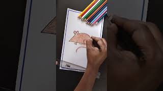 Rat drawing with 4 #drawing #drawingcartoons2 #drawingforbeginners #drawingforkids #quickdrawing