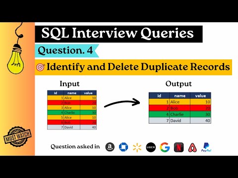 SQL Interview Questions & Answers | Part-4