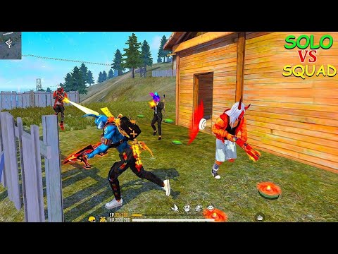 solo vs squad gameplay br rank push tips and tricks new glitch #happy new year #freefire #solo