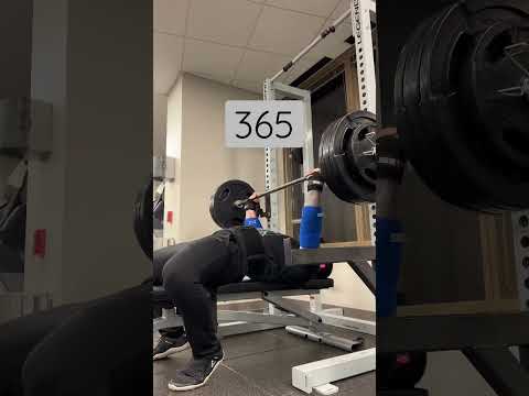 365 Bench Press Easy Triple