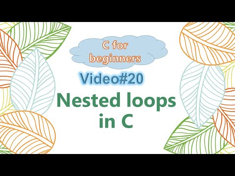 session#20 - nested loops in C (Hindi)