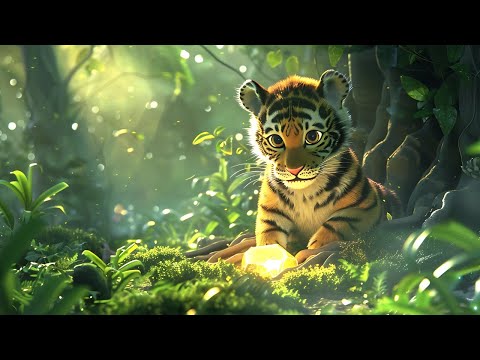 Sleep Meditation for Kids | THE TIGER CUB & THE MAGICAL CRYSTAL | Bedtime Story for Children