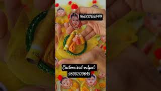 customised themed haldi kumkum return gifts we have 100+ themes  #haldikumkum #wedding #puberty