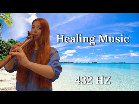 Meditation and sleeping music, Native American Flute with 432 Hz frequency