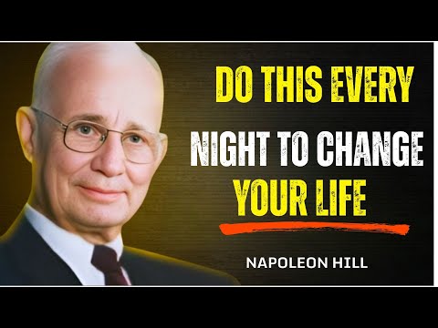 Do THIS Every Night to Change Your Life | Napoleon Hill#motivation